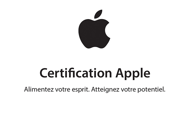 Obtenir une certification Apple après avoir suivi une formation F2i Apple